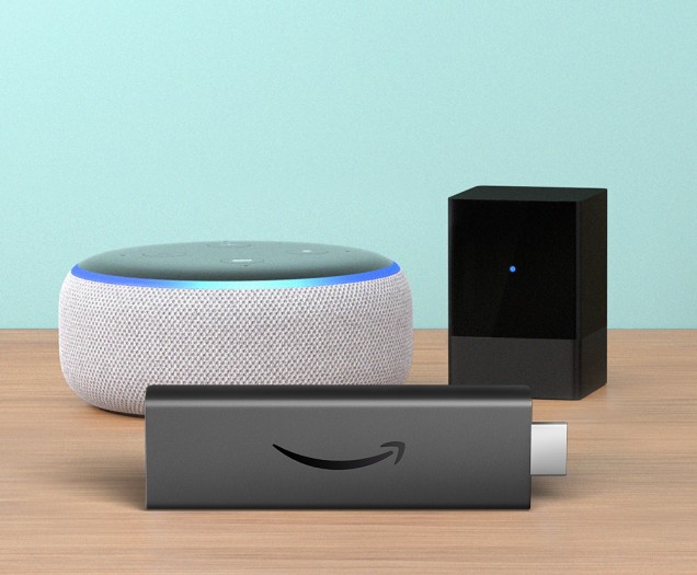 Den Fire TV Blaster gibt es als Paket mit Fire TV Stick 4K und Echo Dot. (Bild: Amazon)